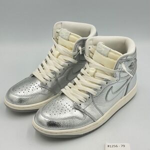 Nike Air Jordan 1 Mid 'Chrome' Women's 9 Sneakers Shoes FN7249-001 Hype No box
